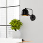 Opviq Fötr Sivani - MR-324 Lámpara de pared negra
